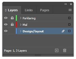 Slik bruger du InDesign-layers